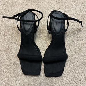 ASOS Black Block Heels Size 7